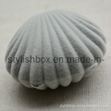 Shell Shape Velvet Jewelry Box (A077)